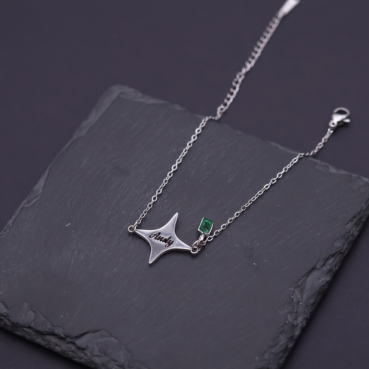 Personalized Shooting Star Name Bracelet, Custom Celestial Gift